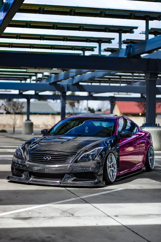 JCF Carbon Fiber 'OEM PLUS' Front Bumper | Compatible w/ Infiniti G37 Sedan & Coupe