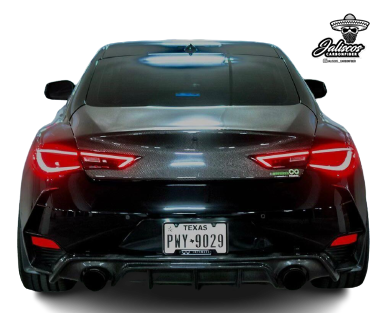 JCF 'OG' Design Real Carbon Fiber Diffuser | Compatible with Infiniti Q60 2017+