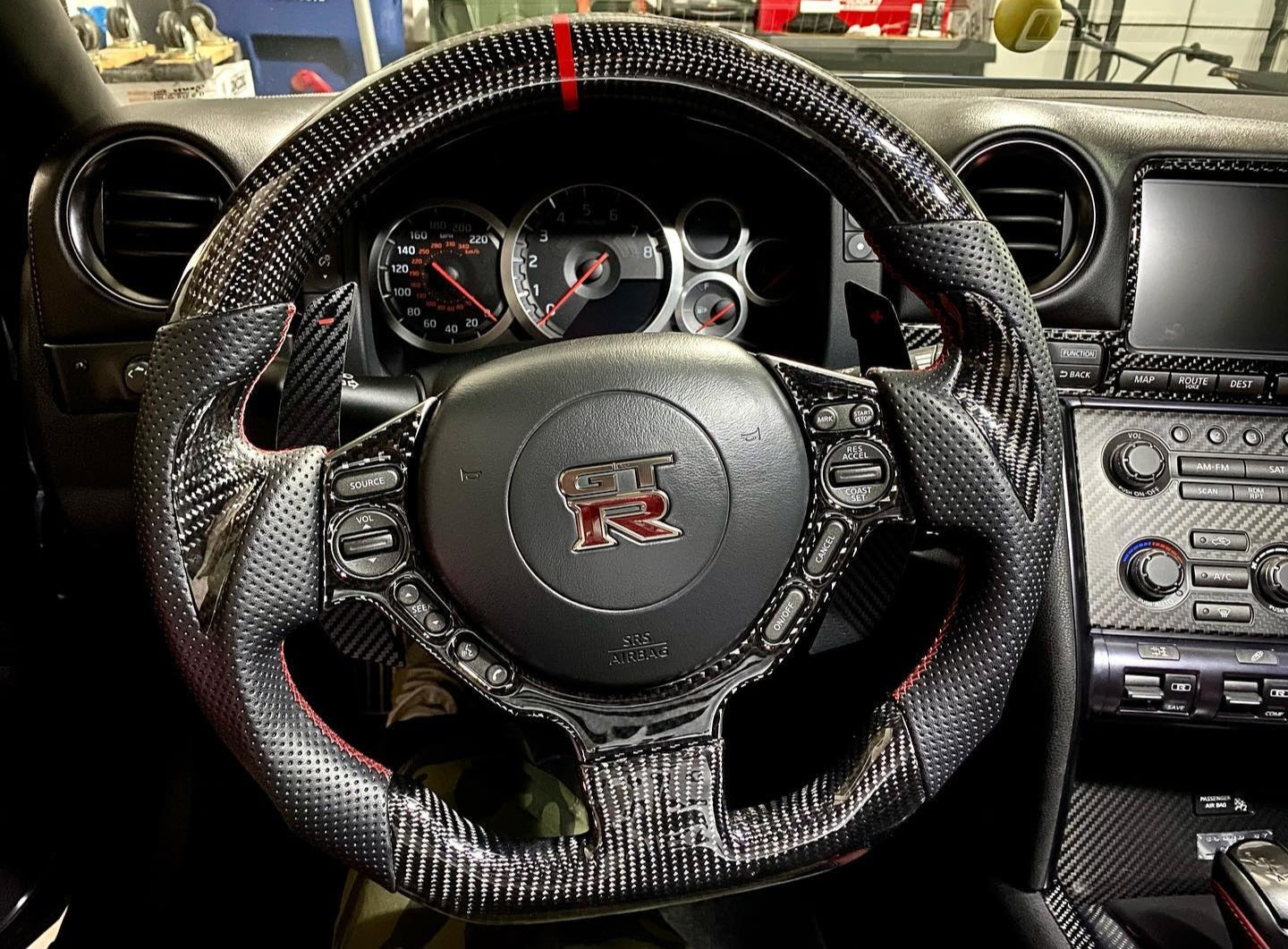 Jaliscos' CF Carbon Fiber Steering Wheel for Nissan GTR | 2009-2016