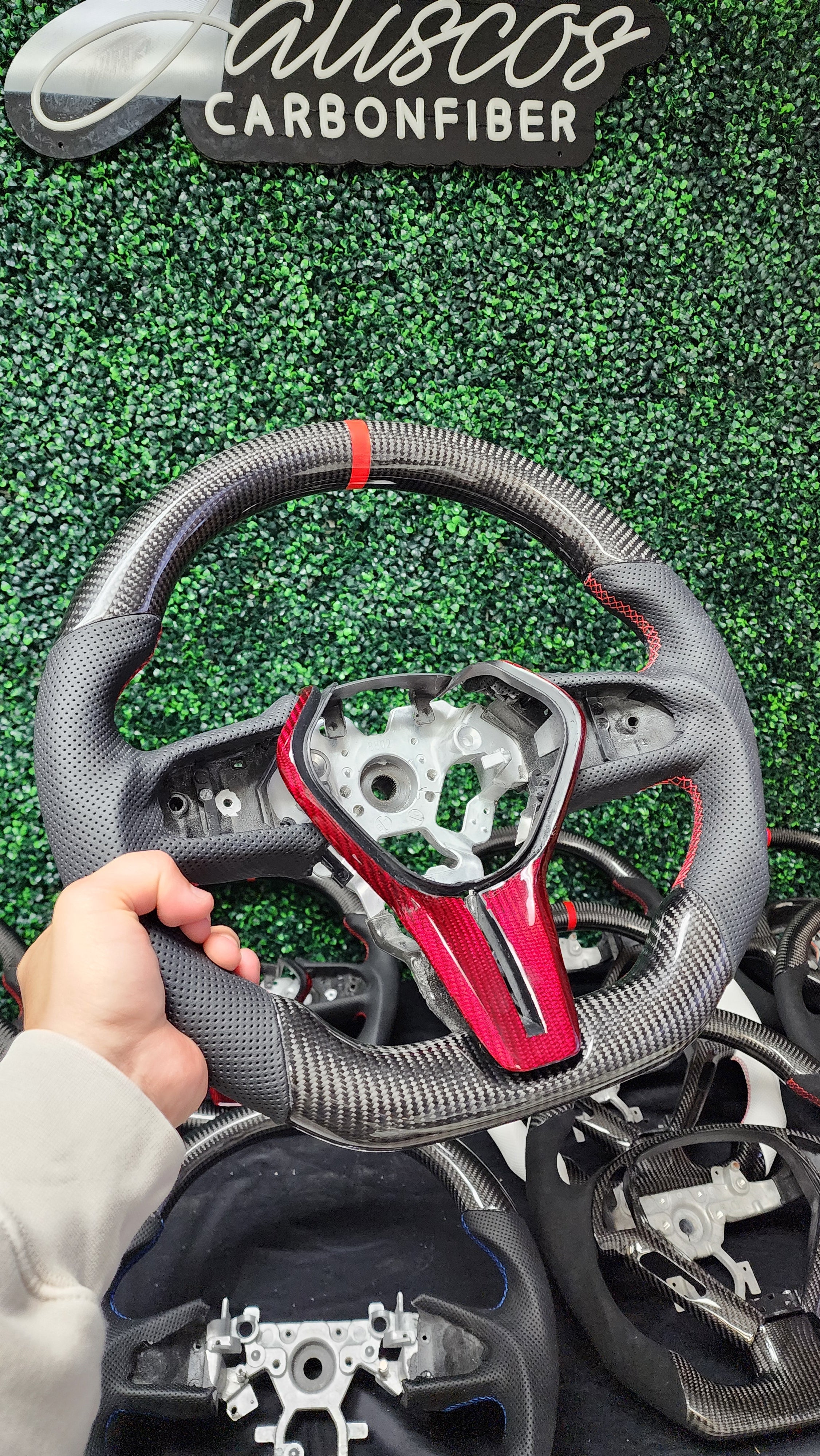 JCF Carbon Fiber Steering Wheel | Infiniti Q60(17+)/Q50(18+) Final Sale Clearance