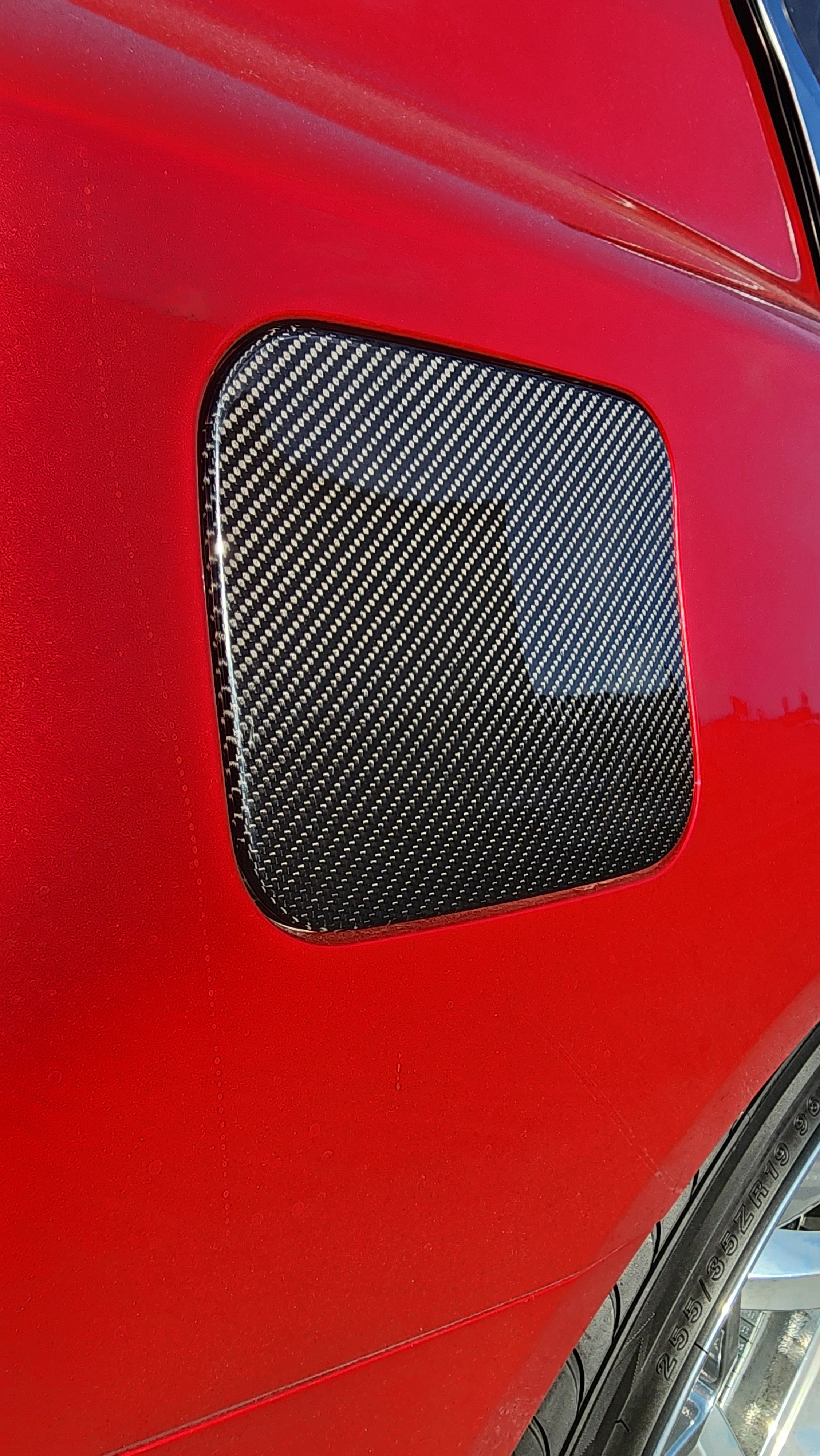 Jalisco's Carbon Fiber Gas Cap Overlay