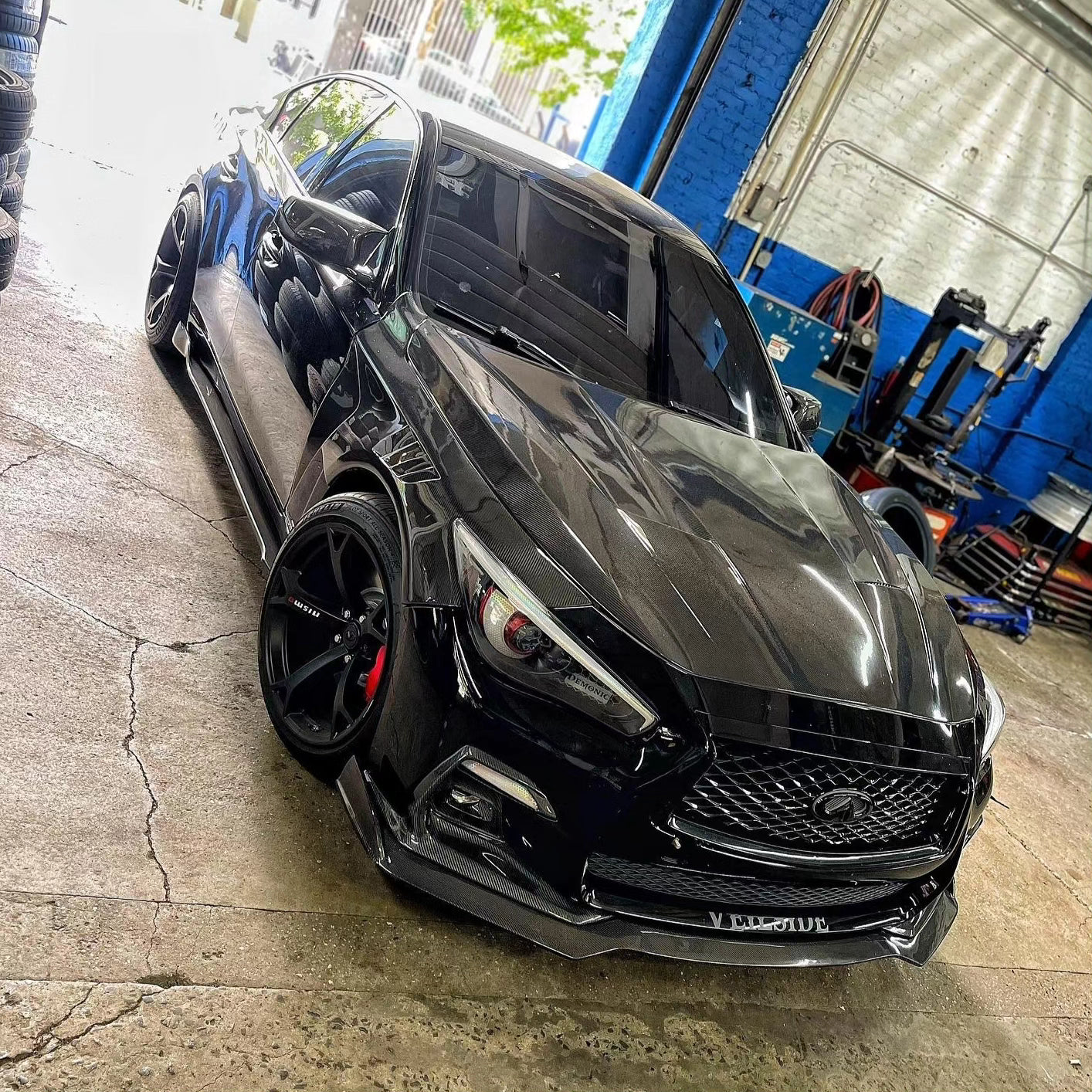 (IN STOCK) JCF Carbon Fiber Fenders 'V1/V2' Style | Compatible with Infiniti Q50 | Read Description