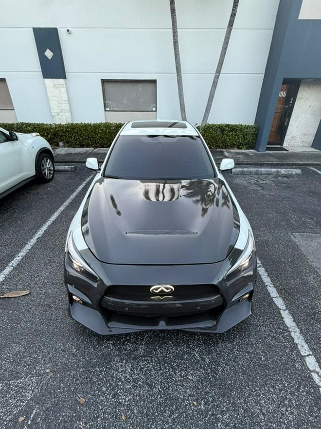 (IN STOCK) JCF Full Carbon Front Bumper GTR Style | Compatible w/ Infiniti Q50