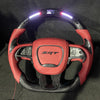 (IN STOCK) JCF Carbon Fiber LED Steering Wheel | Bundle 2015+ Dodge Charger Trackhawk Hellcat Challenger Durango Scatpack R/T