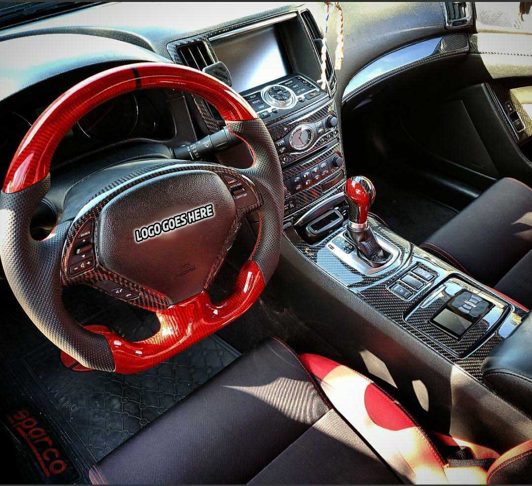 JCF Custom Carbon Fiber Custom Steering Wheel | Compatible with Infiniti G37