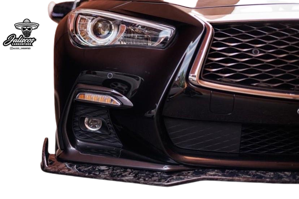 Q50 Front Bumpers & Parts For INFINITI Q50 FOR 2018-2024 INFINITI Q50 BASE CARBON ...