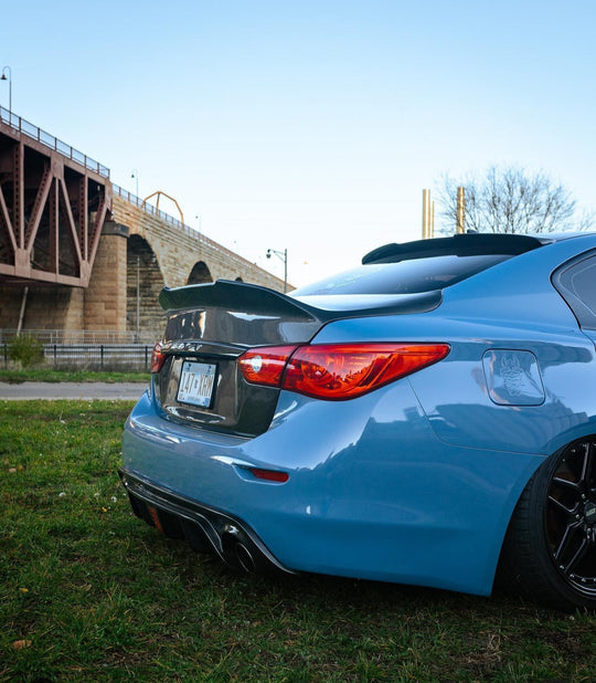 JCF Carbon Fiber Trunk Replacement | Compatible w Infiniti Q50/60