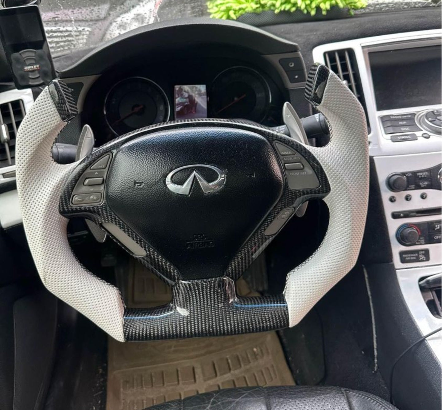 JCF Custom Carbon Fiber Custom Steering Wheel | Compatible with Infiniti G37