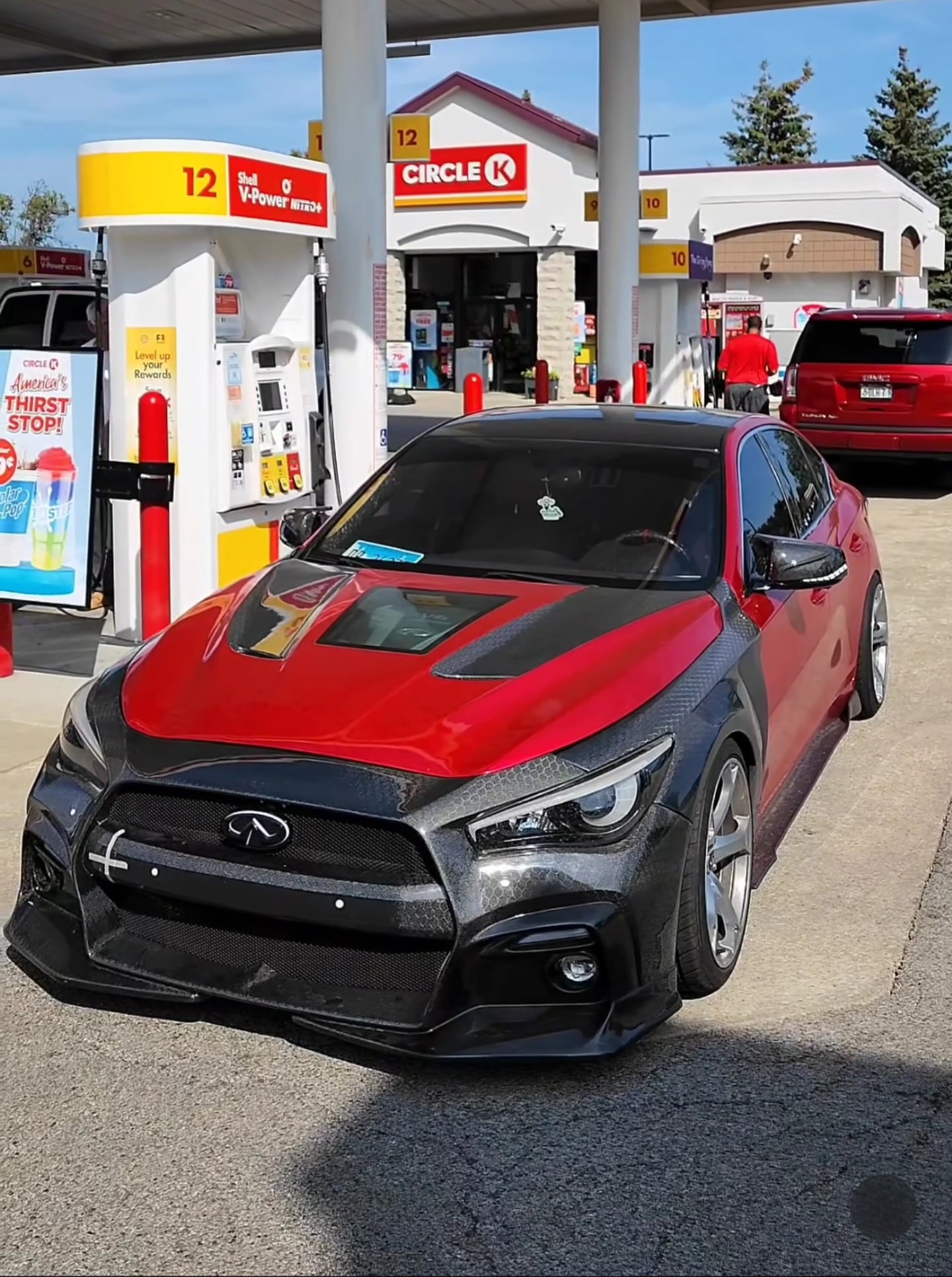 JCF Carbon Fiber 'Window' Hood | Compatible with Infiniti Q50 | Pre-Order Read Description