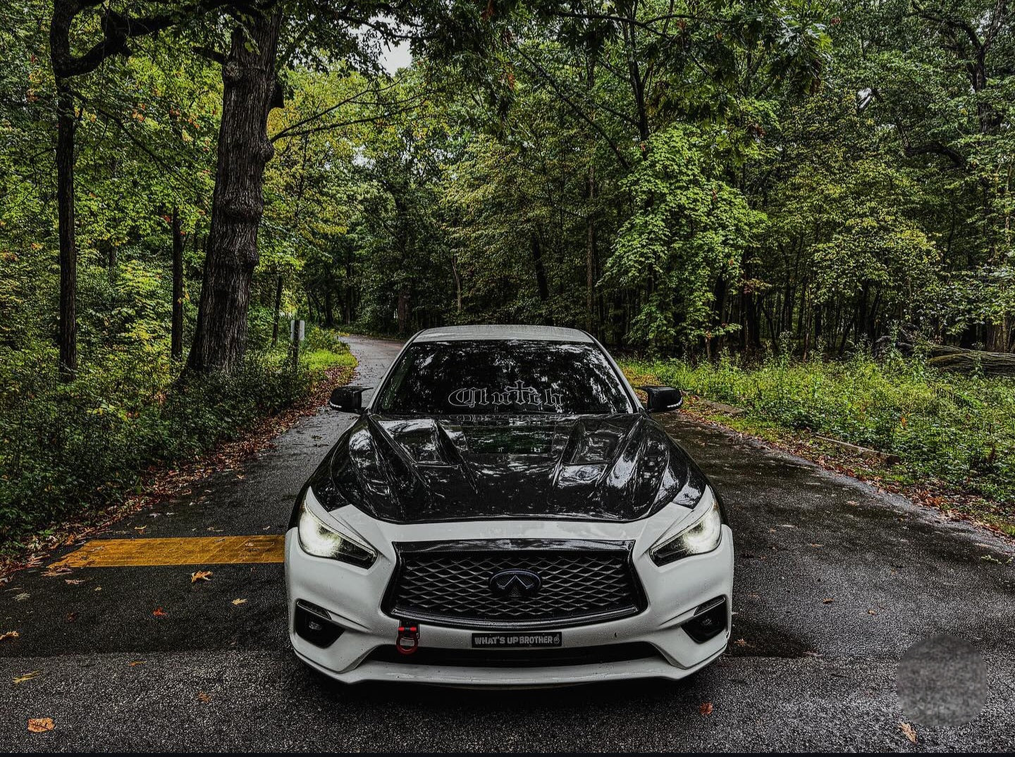 JCF Carbon Fiber 'Window' Hood | Compatible with Infiniti Q50 | Pre-Order Read Description