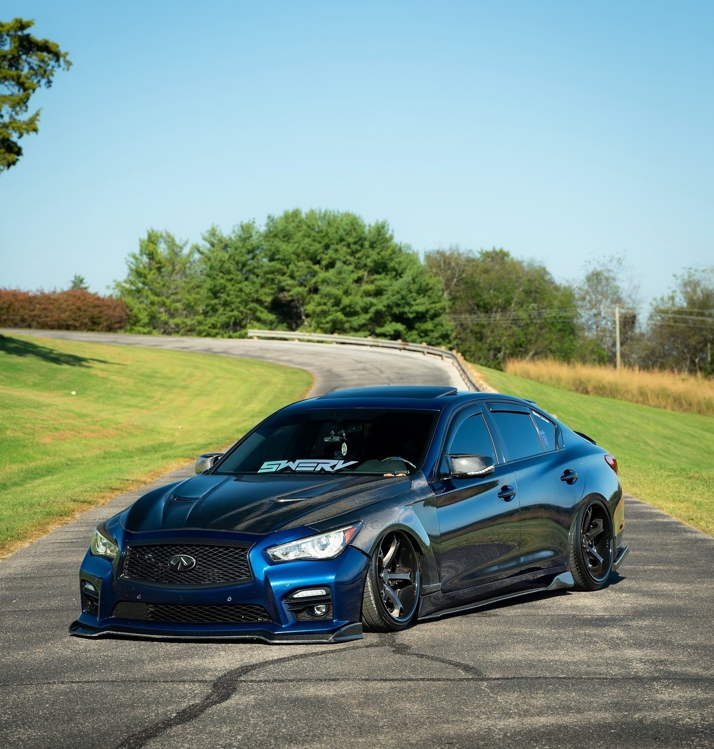 JCF Carbon Fiber Hood 'SEB' Style | Compatible with Infiniti Q50 | Pre-Order Read Description