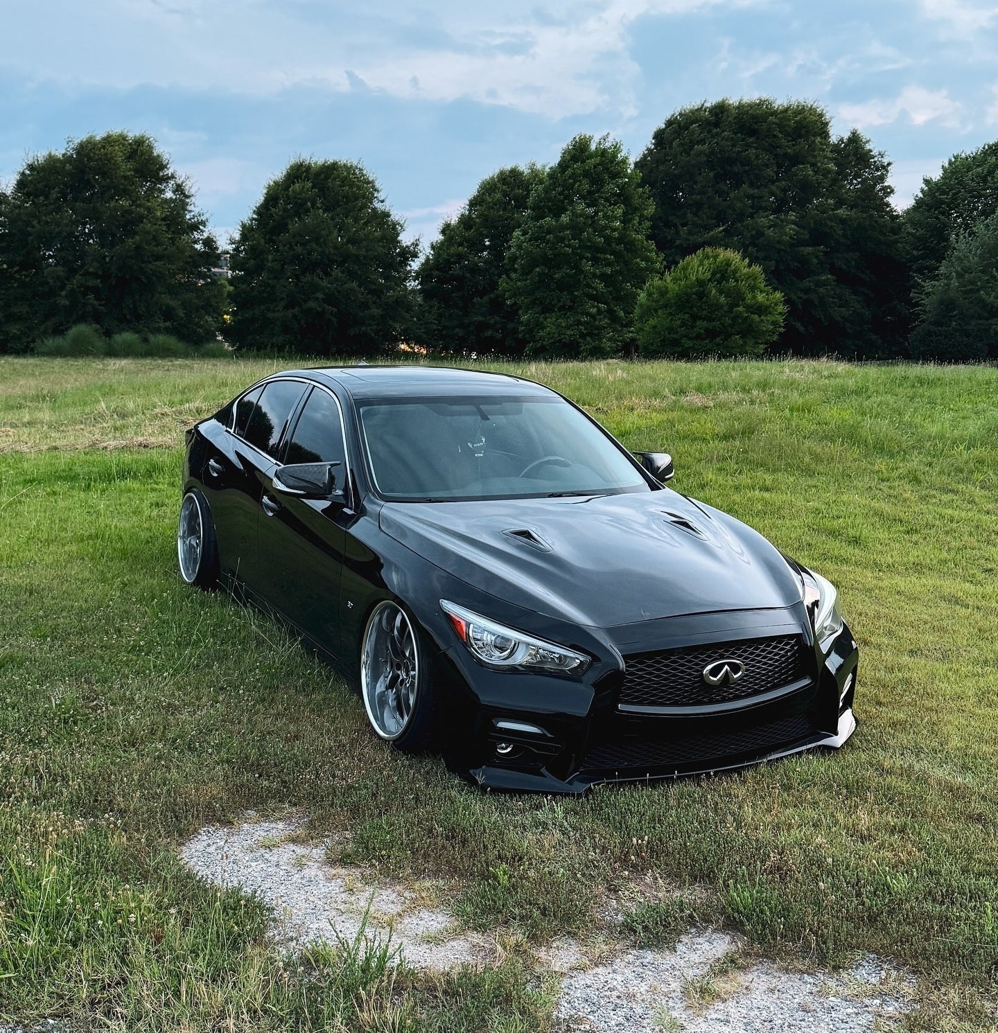 JCF Carbon Fiber Hood 'GTR" Style | Compatible with Infiniti Q50 | Pre Order Read Description