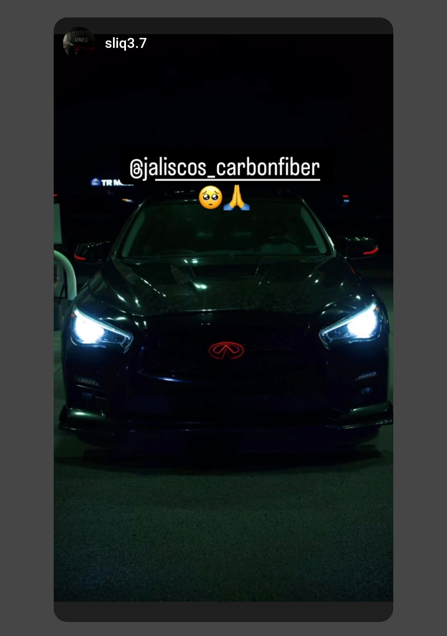 JCF V2 Front LED Logo Emblem | Compatible with Infiniti Q50 2018+