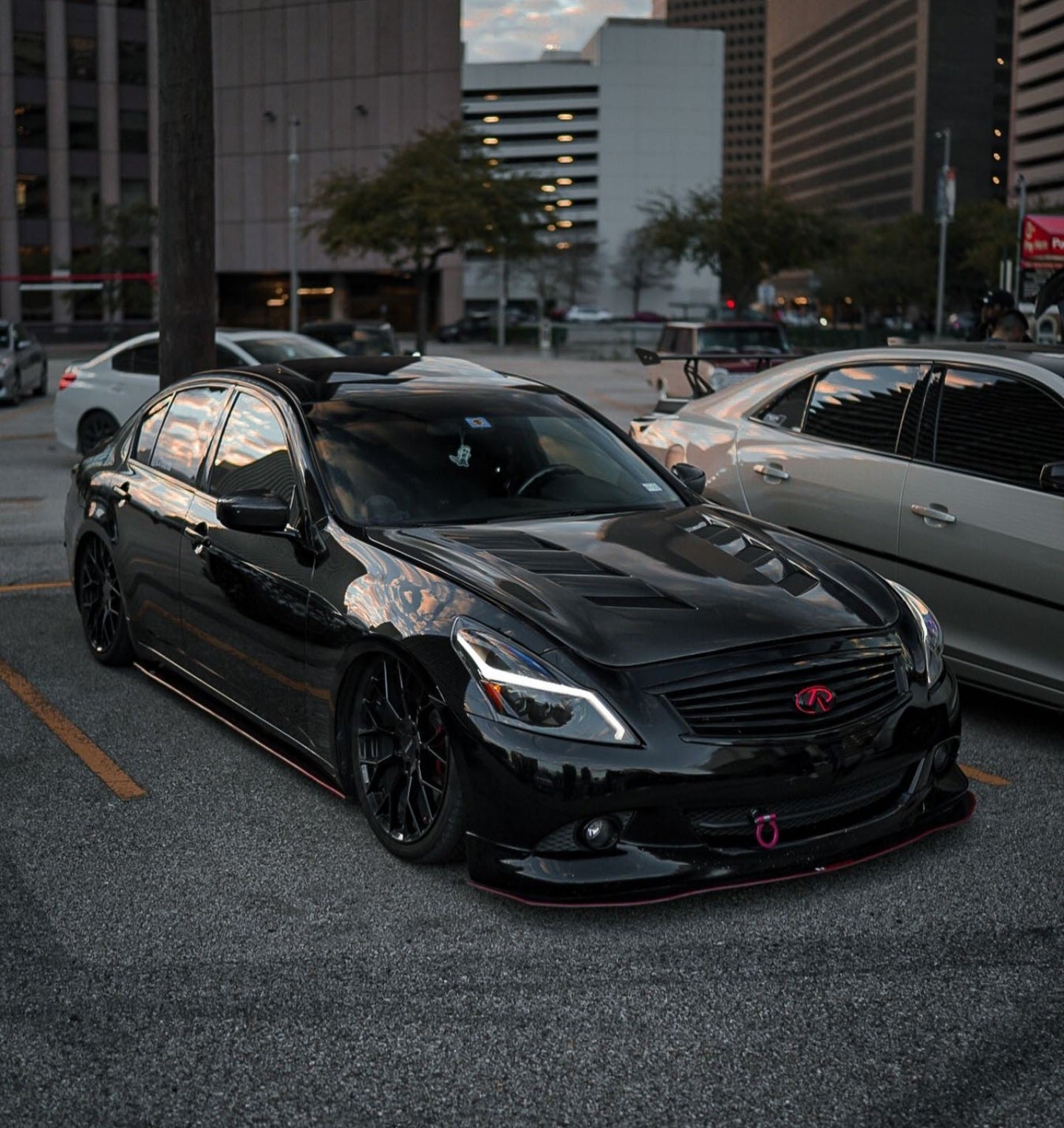 JCF Carbon Fiber LED Logo| Compatible with 2010+ Infiniti G37 Sedan