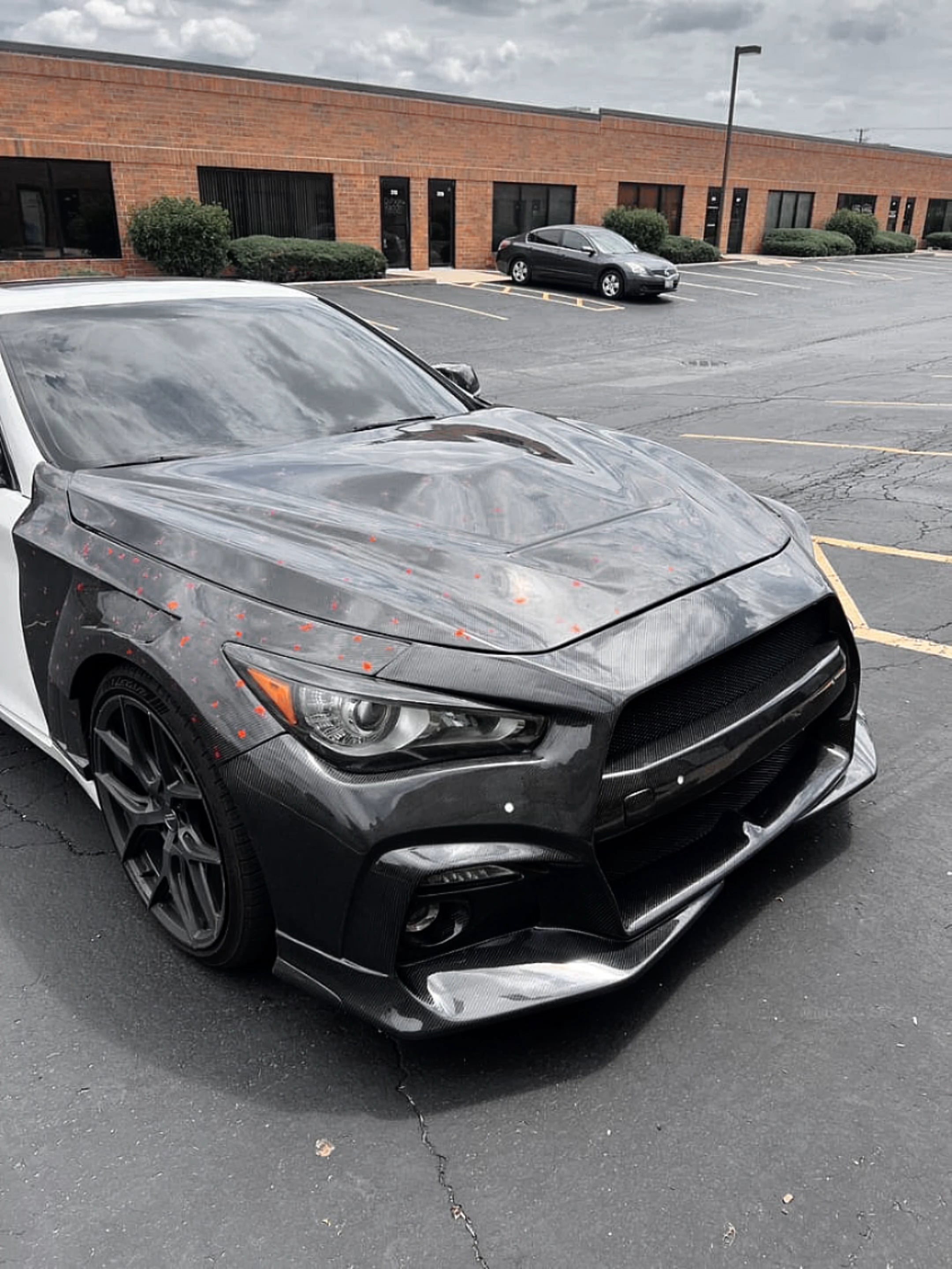Q50 Front JCF Full Carbon Fiber Front Bumper for Infiniti Q50 14-18+ | Premium ...