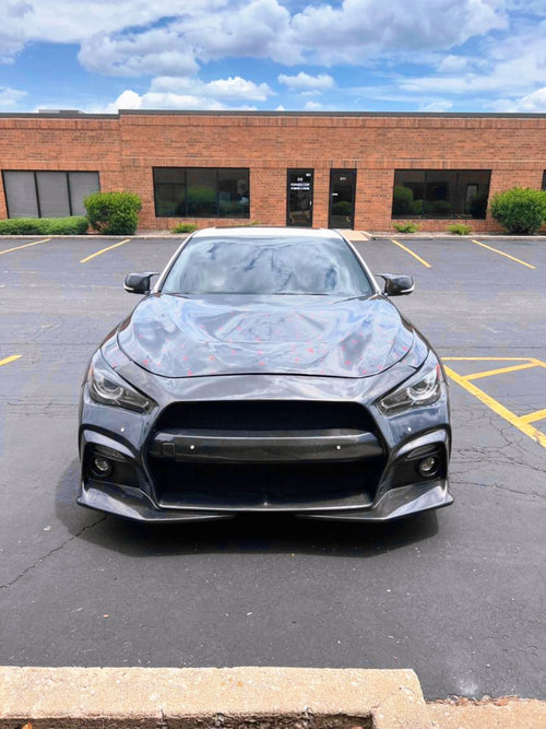 JCF Carbon Fiber Front Bumper GTR Style | Compatible with Infiniti Q50 & Q60 2017+