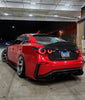 JCF Carbon Fiber 'Blade' Design Rear Bumper  | Infiniti Q50 2014-2024 READ DESCRIPTION PRE ORDER