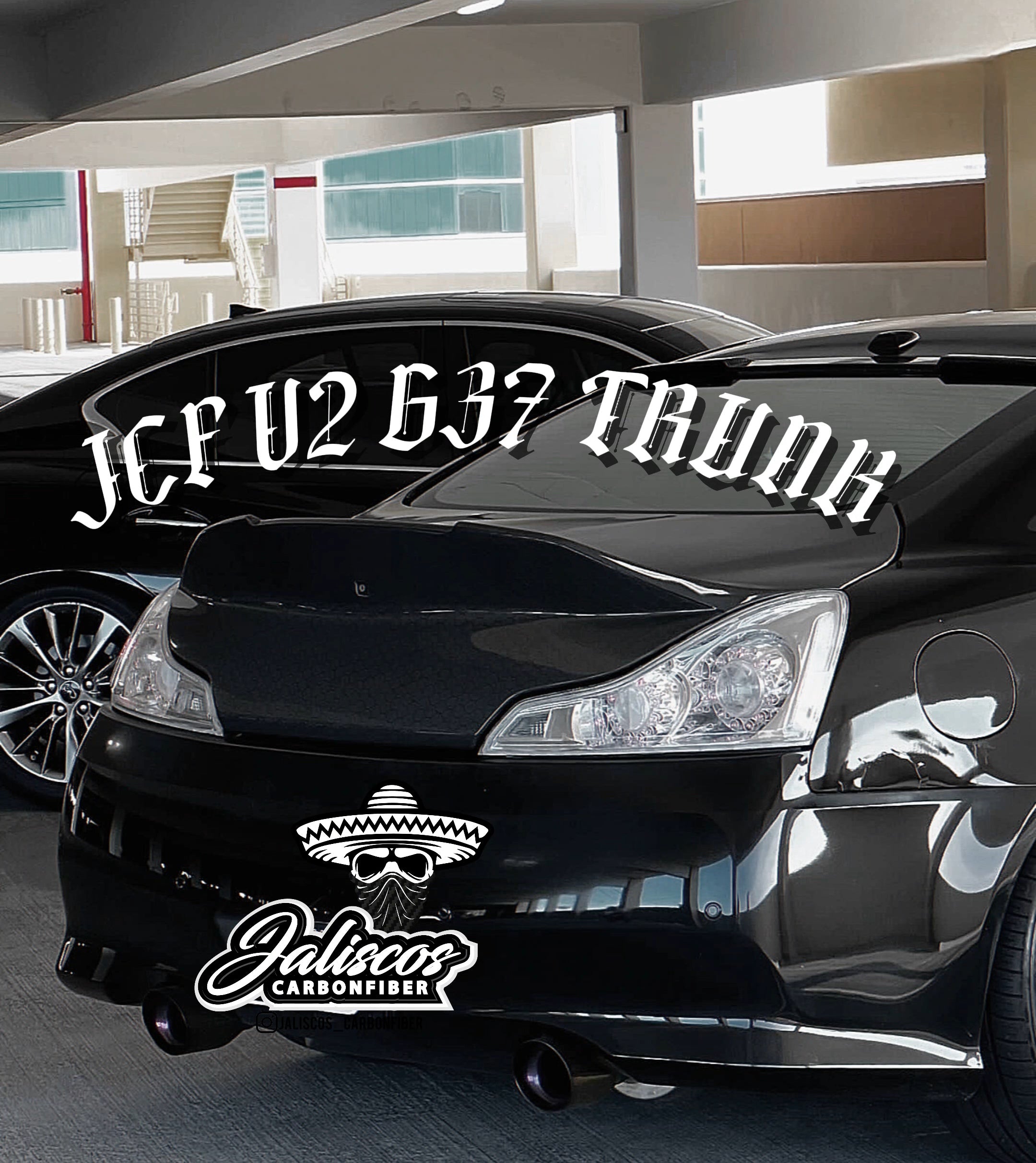 (IN STOCK) JCF Carbon Fiber Trunk Replacement | G37 Sedan Design