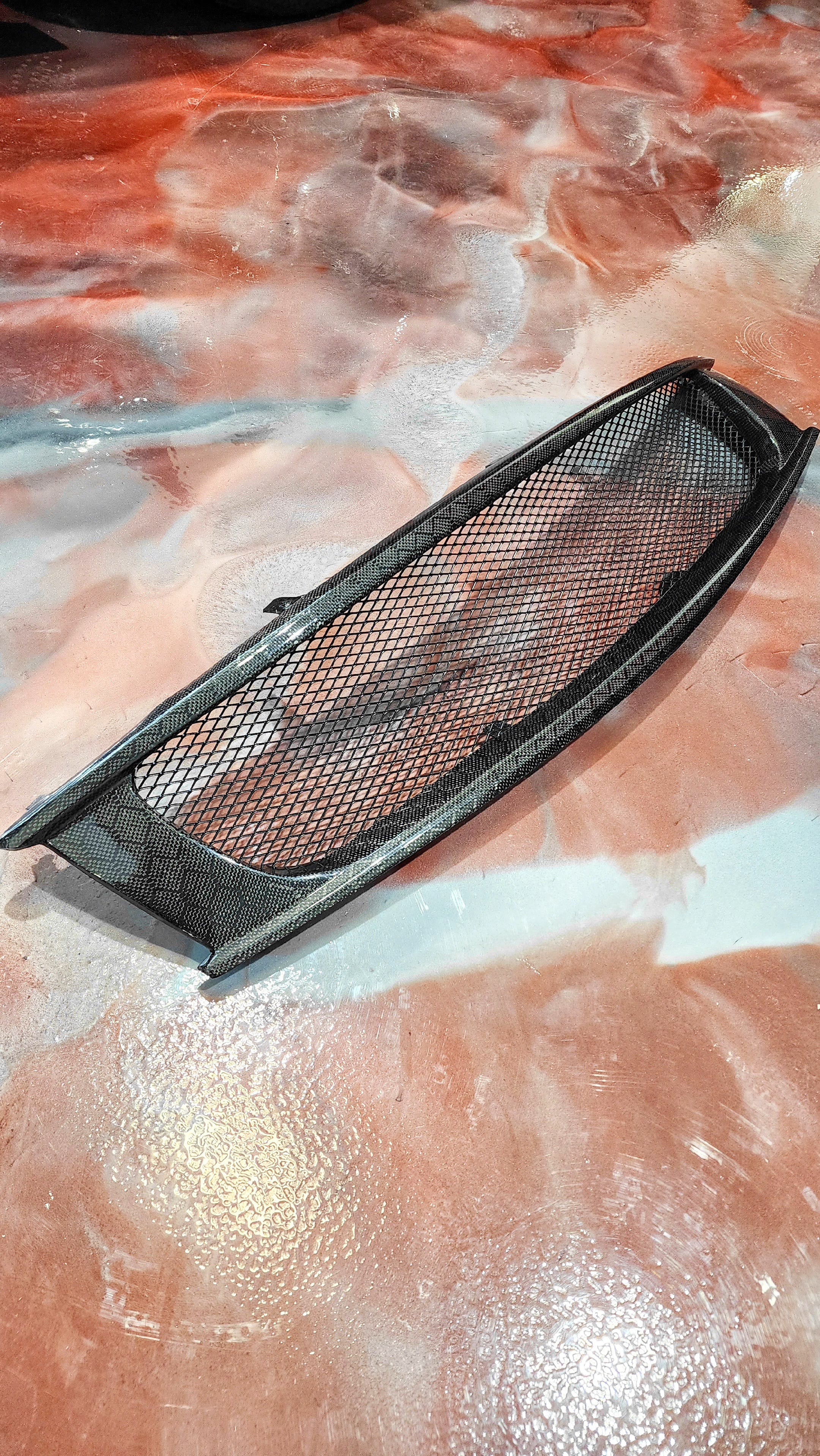 (IN STOCK) JCF Carbon Fiber Mesh Grille Replacement | Compatible w/ Infiniti G37 Sedan or Coupe