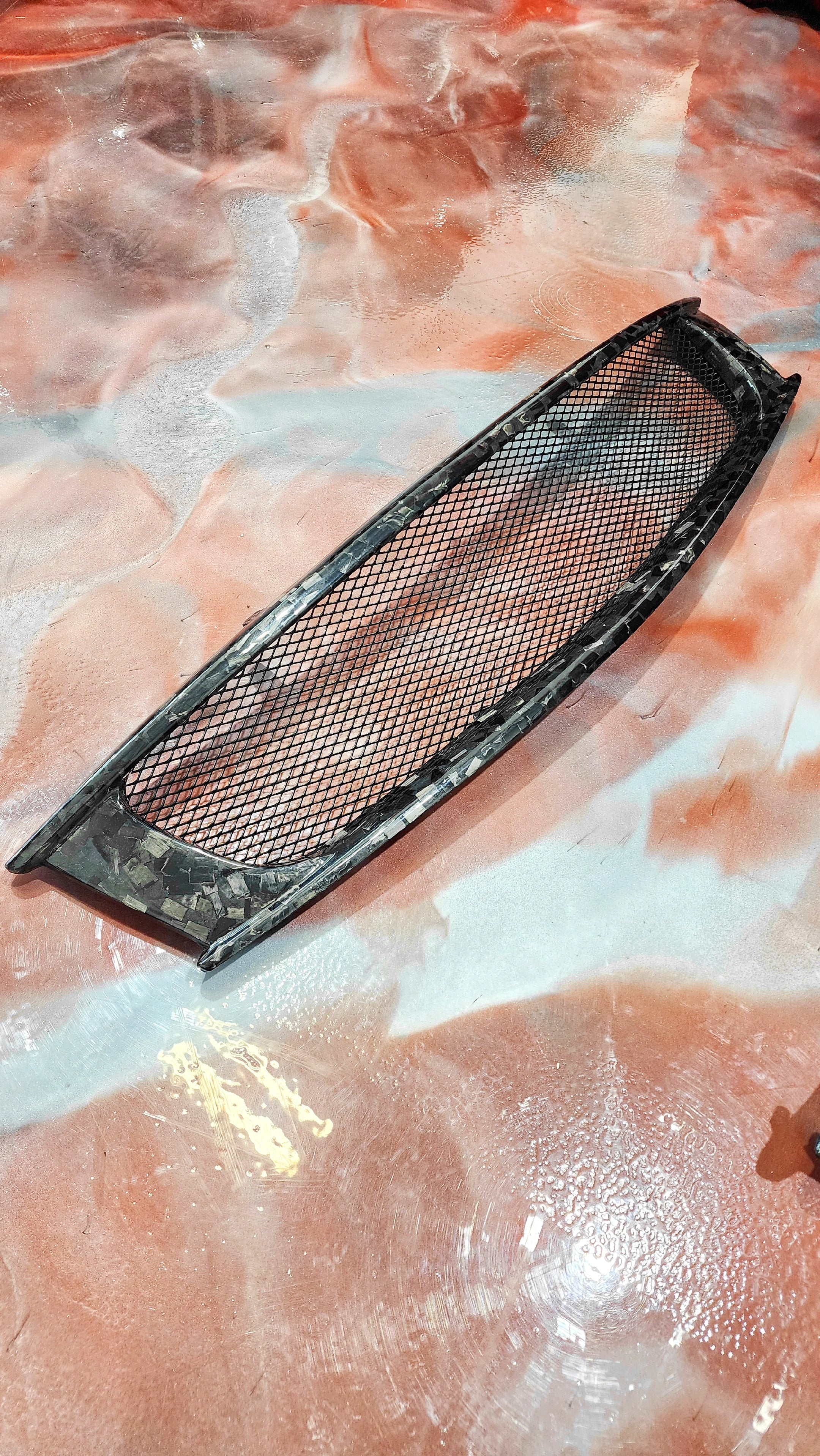 (IN STOCK) JCF Carbon Fiber Mesh Grille Replacement | Compatible w/ Infiniti G37 Sedan or Coupe