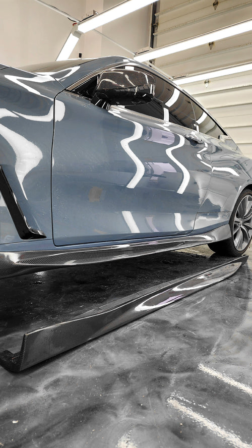 (IN STOCK ) JCF FULL CARBON SIDE SKIRT REPLACEMENT | Compatible w/ Infiniti Q50/Q60