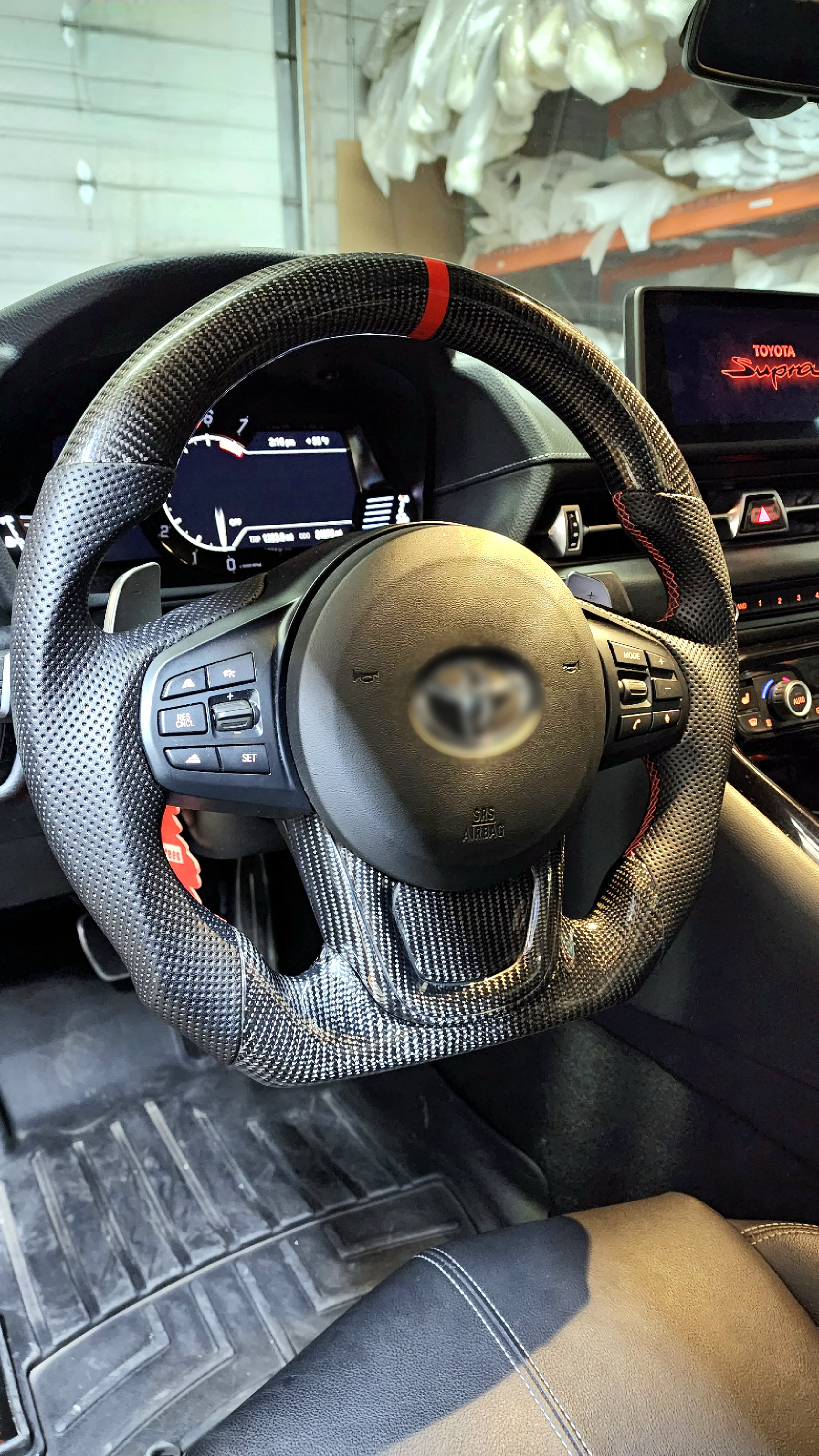 Jalisco's CF Carbon Fiber Custom Steering Wheel | Toyota Supra MK5