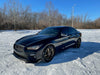 Load image into Gallery viewer, Installation view of JCF Front Lip Splitter on Q50, demonstrating the enhancement of vehicle aesthetics.
