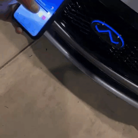 JCF V2 LED Logo Emblem | Compatible with Infiniti Q50 2014-2017