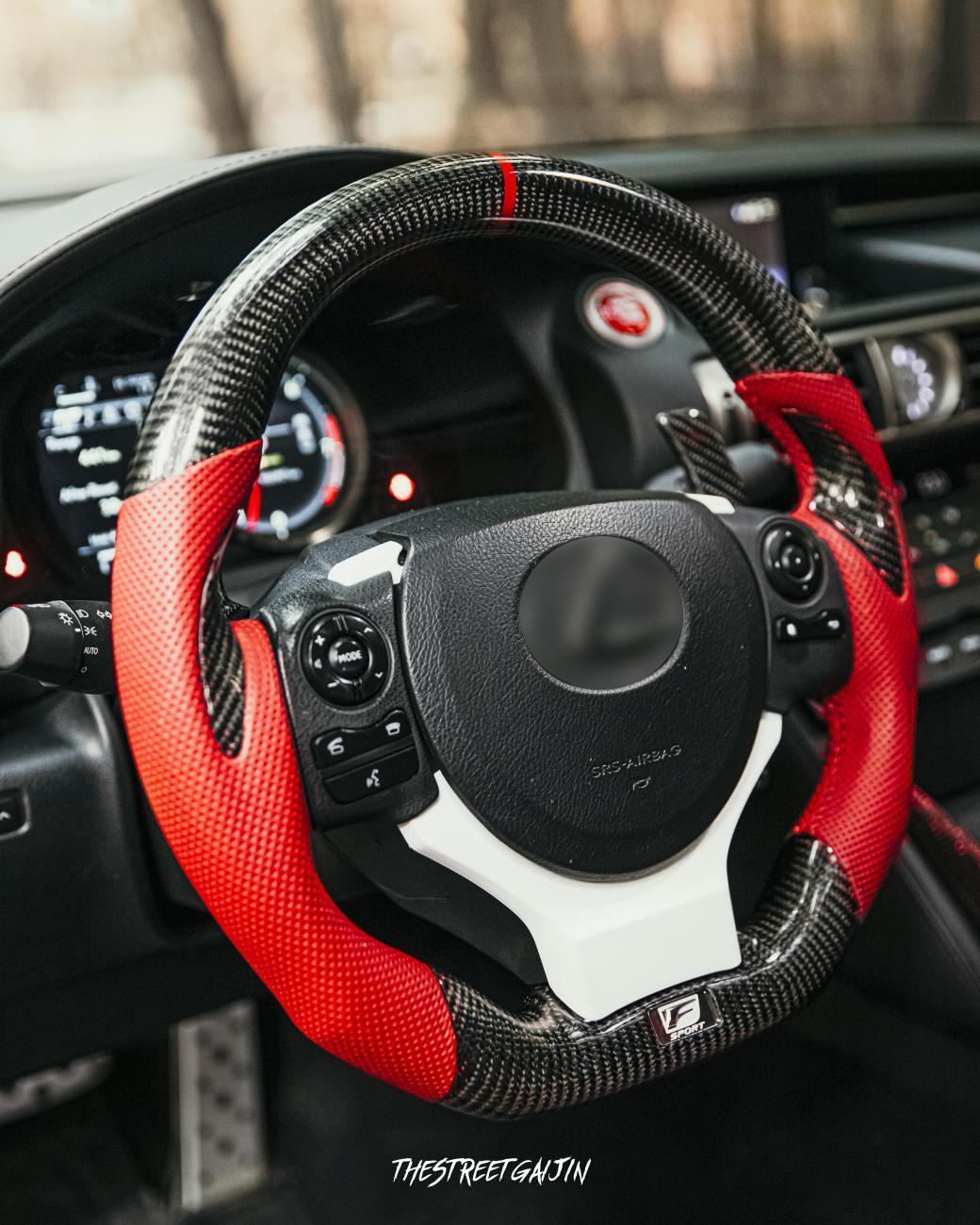 Jalisco's Carbon Fiber Custom Steering Wheel | Compatible with Lexus IS/RC (15-22)