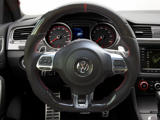 Jalisco's CF Volkswagon MK6 Custom Carbon Fiber Steering Wheel | 2008-2014