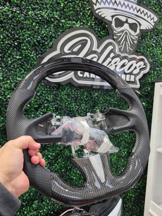 (IN STOCK)JCF Carbon Fiber Steering Wheel | Compatible with Infiniti Q50 2014-2017 Multiple Designs| DISCOUNTED FINAL SALE