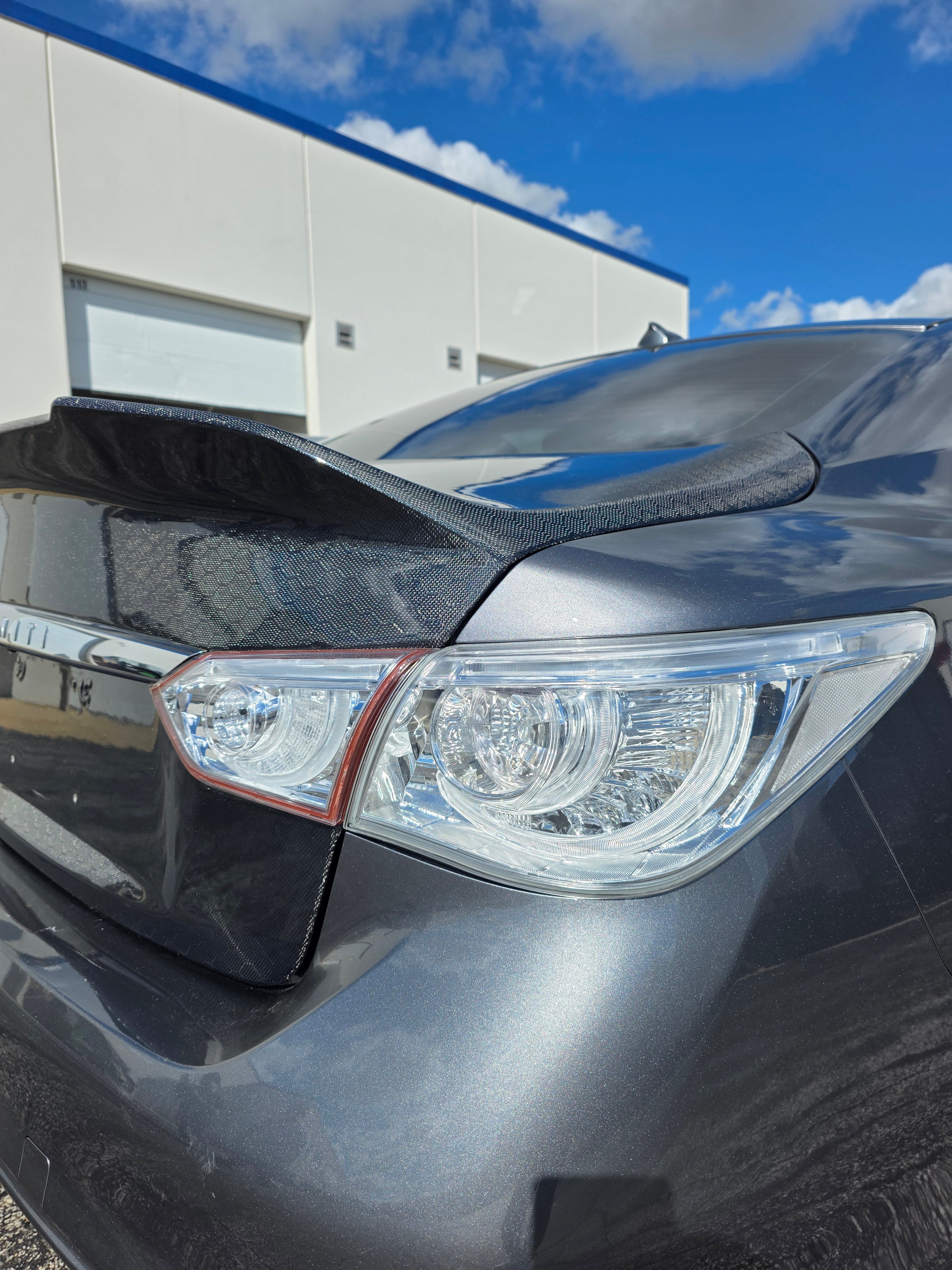 JCF Clear Taillights Replacement Set | Infiniti Q50 2014-17 & 2018+ OEM Style