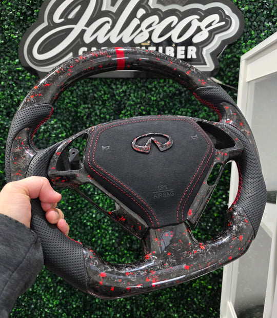 JCF Carbon Steering Wheel | Infiniti G37 Multiple Designs In Stock DISCOUNTED FINAL SALE