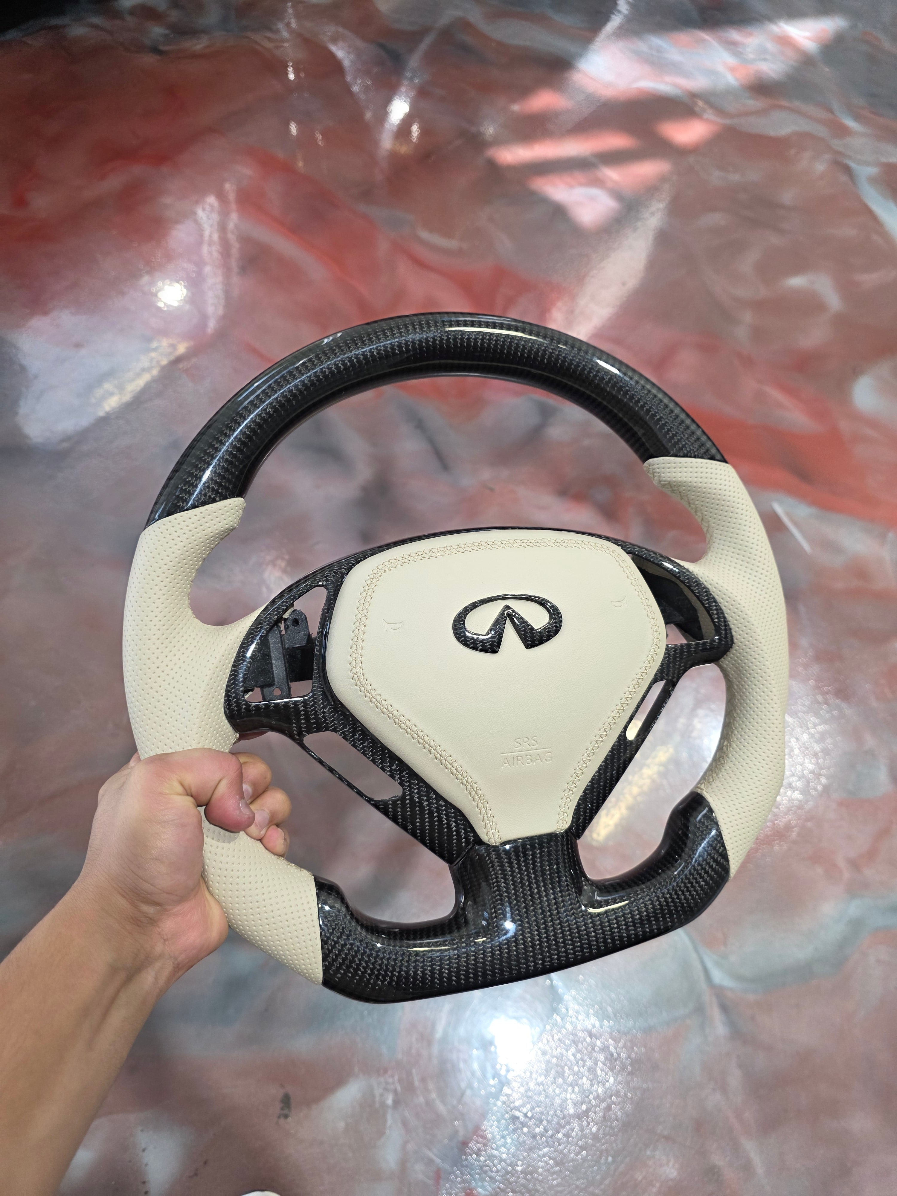 JCF Carbon Steering Wheel | Infiniti G37 In Stock DISCOUNTED FINAL SALE