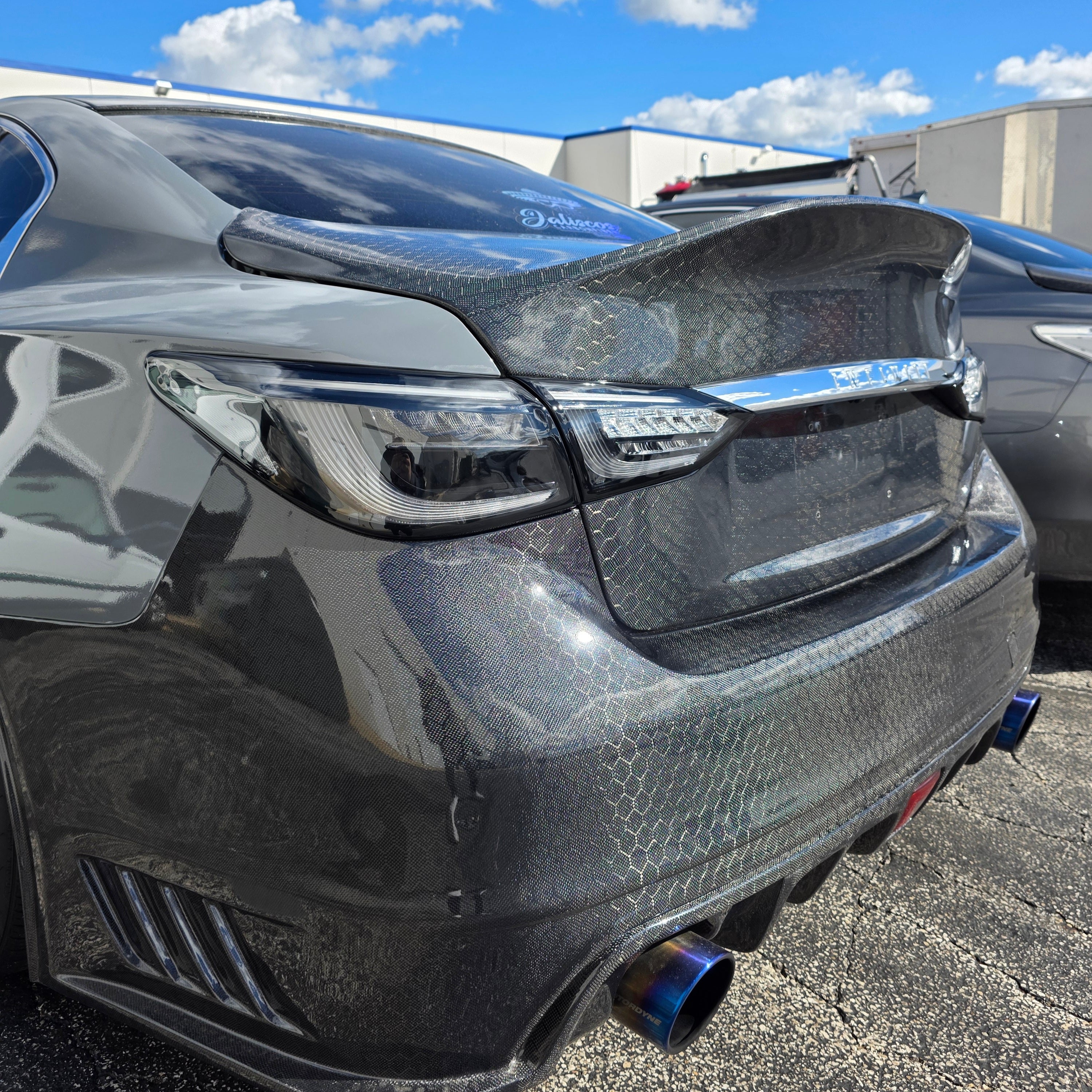 JCF Clear Taillights Replacement Set | Infiniti Q50 2014-17 & 2018+ OEM Style