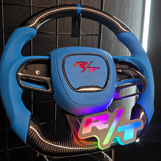 (IN STOCK) Dodge R/T Bundle New Gen Custom Steering Wheel | Challenger, Charger, Durango