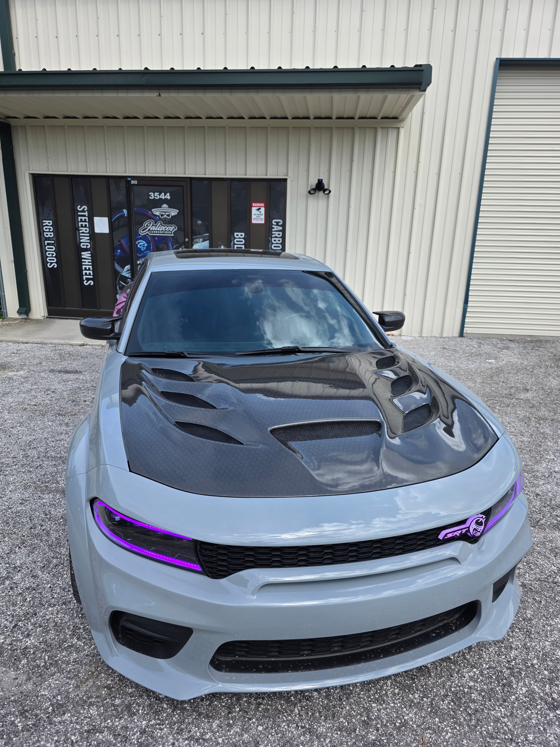 JCF Dodge Charger Carbon Fiber Hood | V.I.P Design 2015+