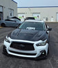 (IN STOCK) JCF Carbon Fiber ATTACK Hood V2 Style | Compatible w/ Infiniti Q50