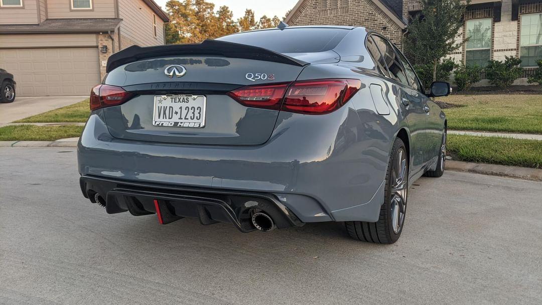 JCF Carbon Fiber PSM M Style Spoiler | Compatible with Infiniti Q50