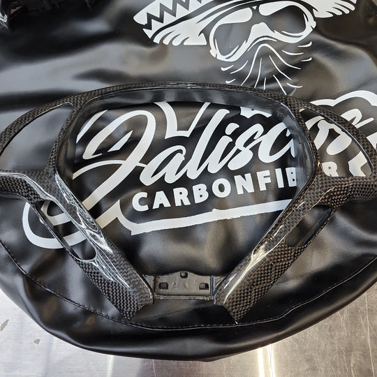 JCF Carbon Fiber Button Trim | Compatible with Infiniti G37 | Steering Wheel Trim Replacement