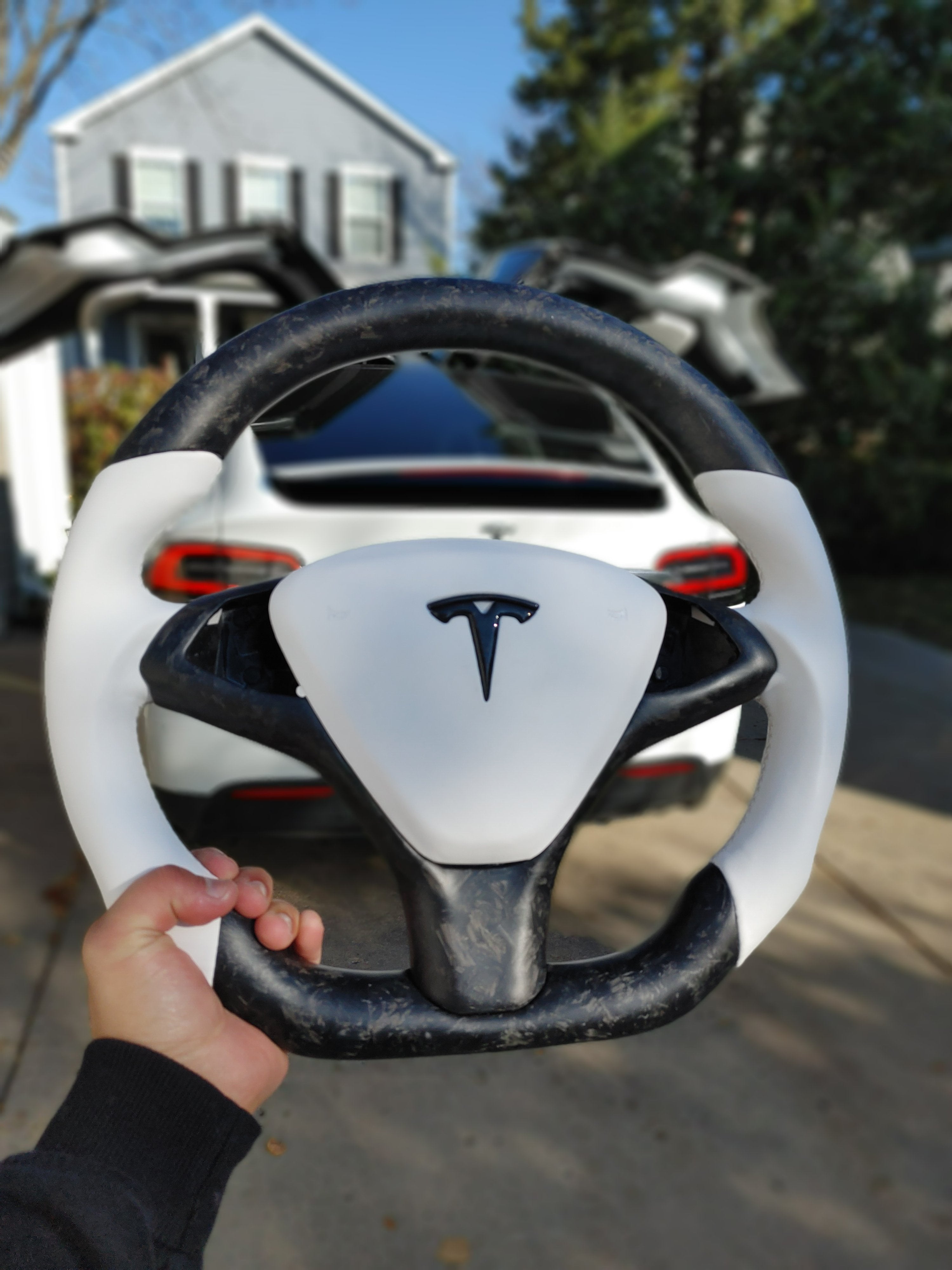 Tesla Model X Custom Steering Wheel