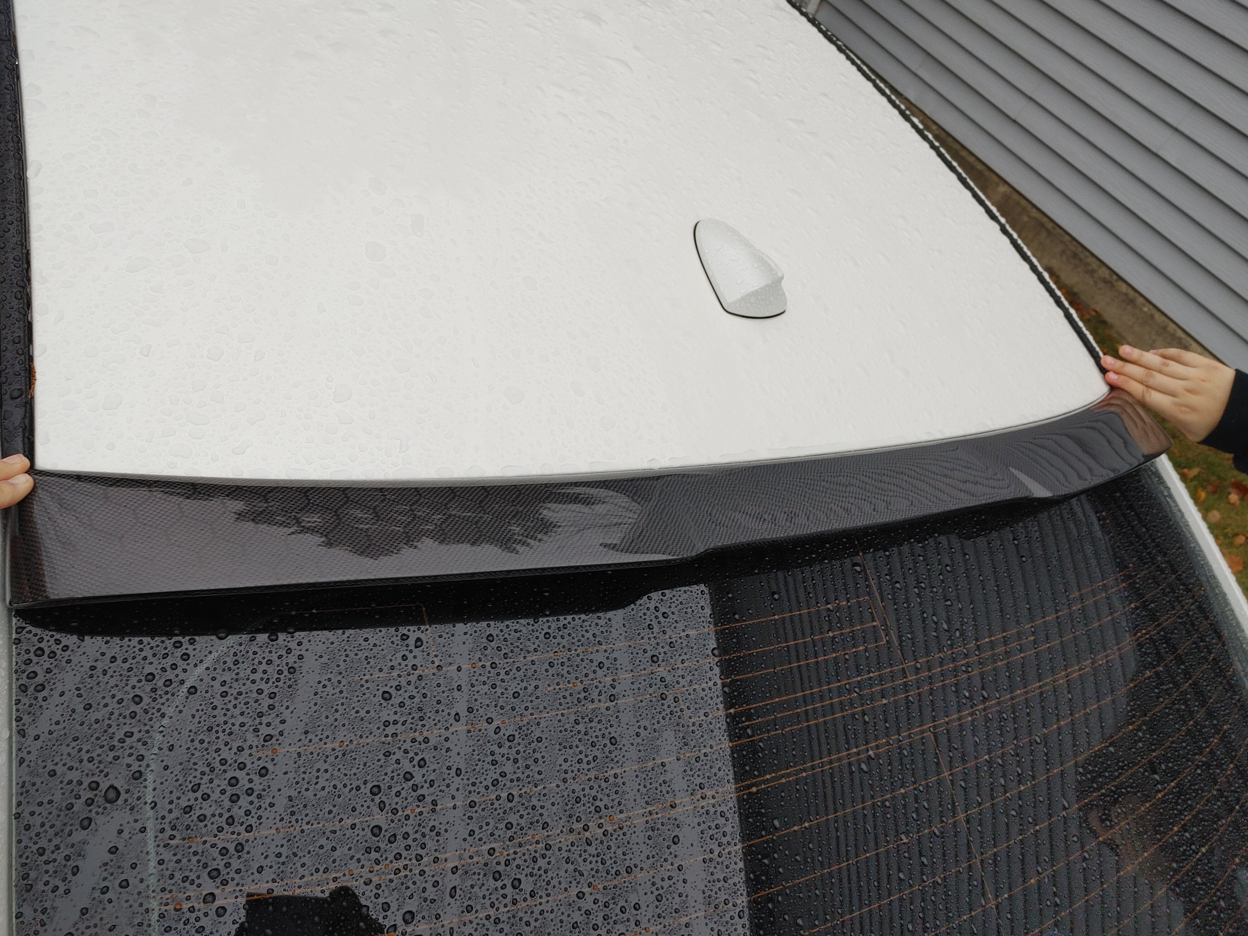 JCF Carbon Fiber Roof Spoiler | Q50/60 Duckbill or M Style