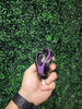 Ergonomically designed Carbon Fiber Shift Knob for Infiniti Q50 and Q60 with gloss black button.