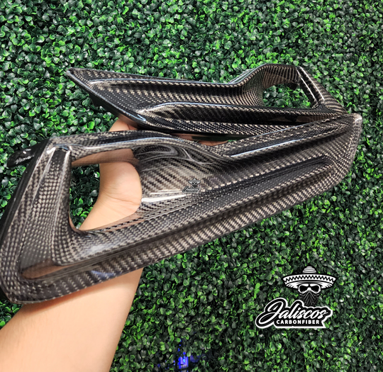 JCF Carbon Fiber Fog Bezel Replacement| Compatible with Infiniti Q60