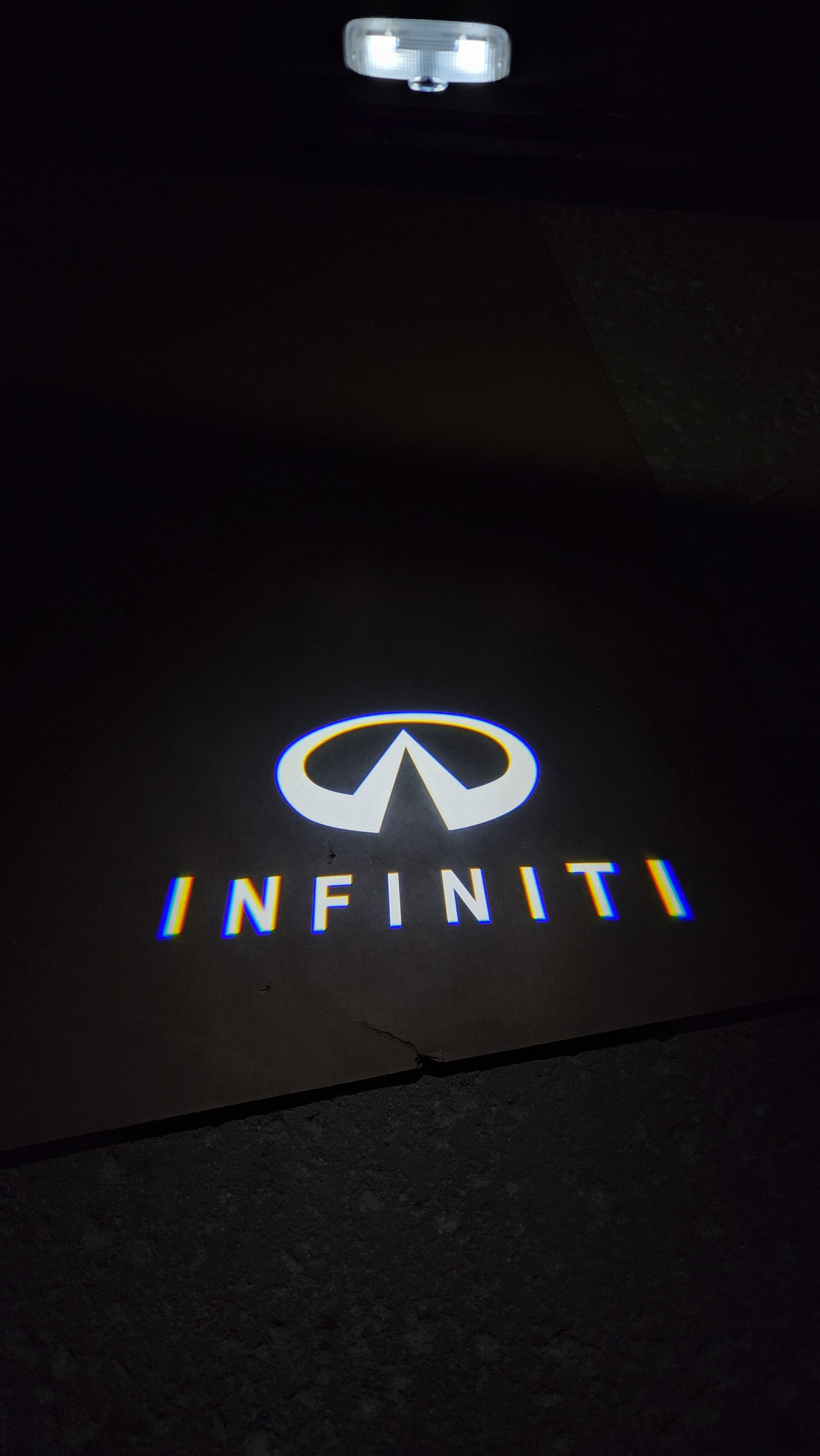 Jalisco's premium White Light Welcome Door Lights for Infiniti vehicles, showcasing durability and superior design over standard options.