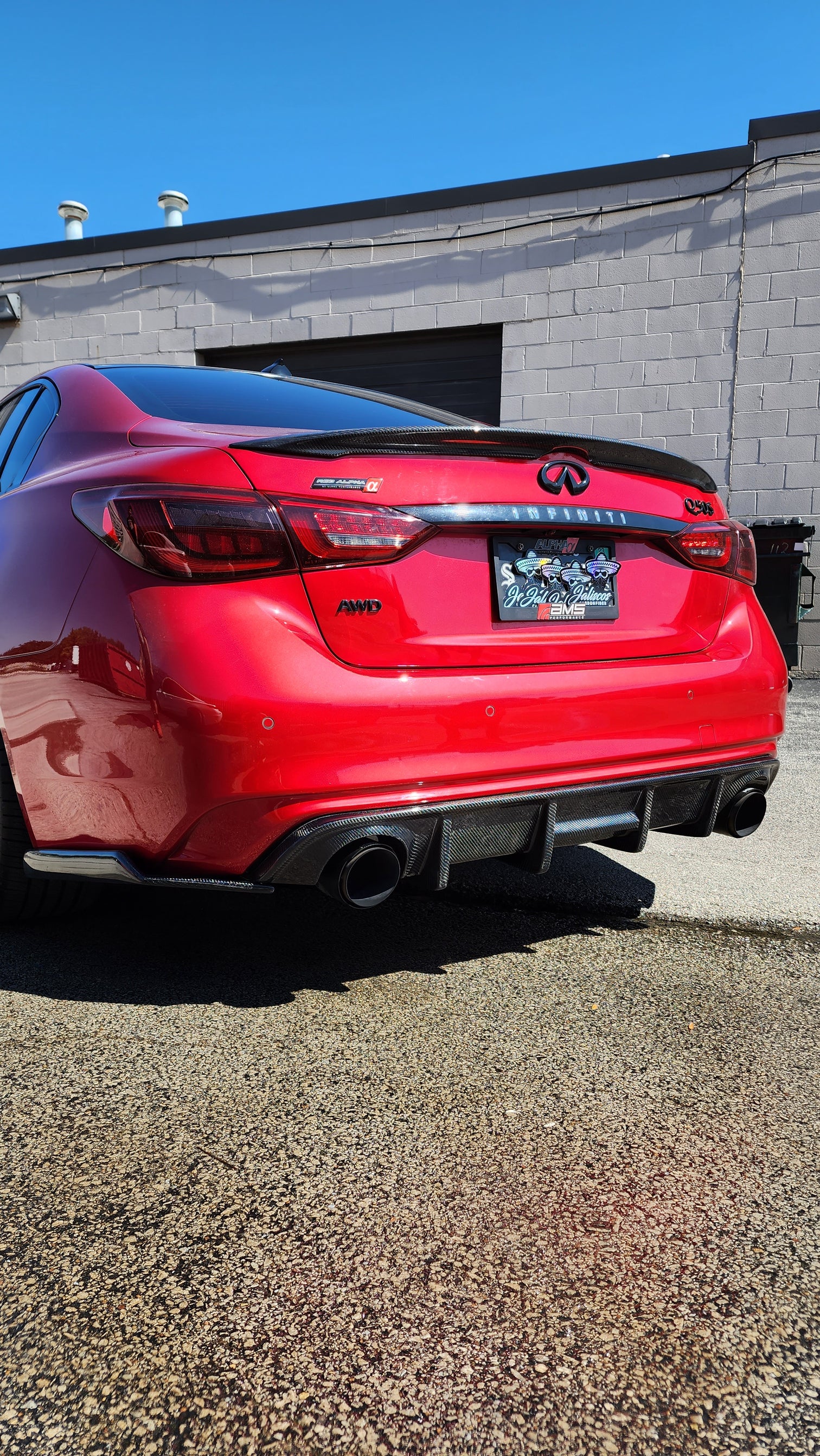 Q50 Diffusers Jaliscos Carbon Fiber