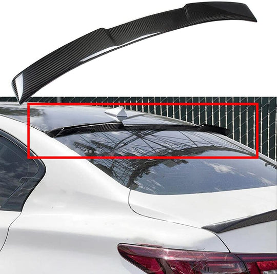 Q50/60 M Style Roof Spoilers Carbon Fiber