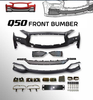 Infiniti Q50 front bumper upgrade kit with grille and accessories
