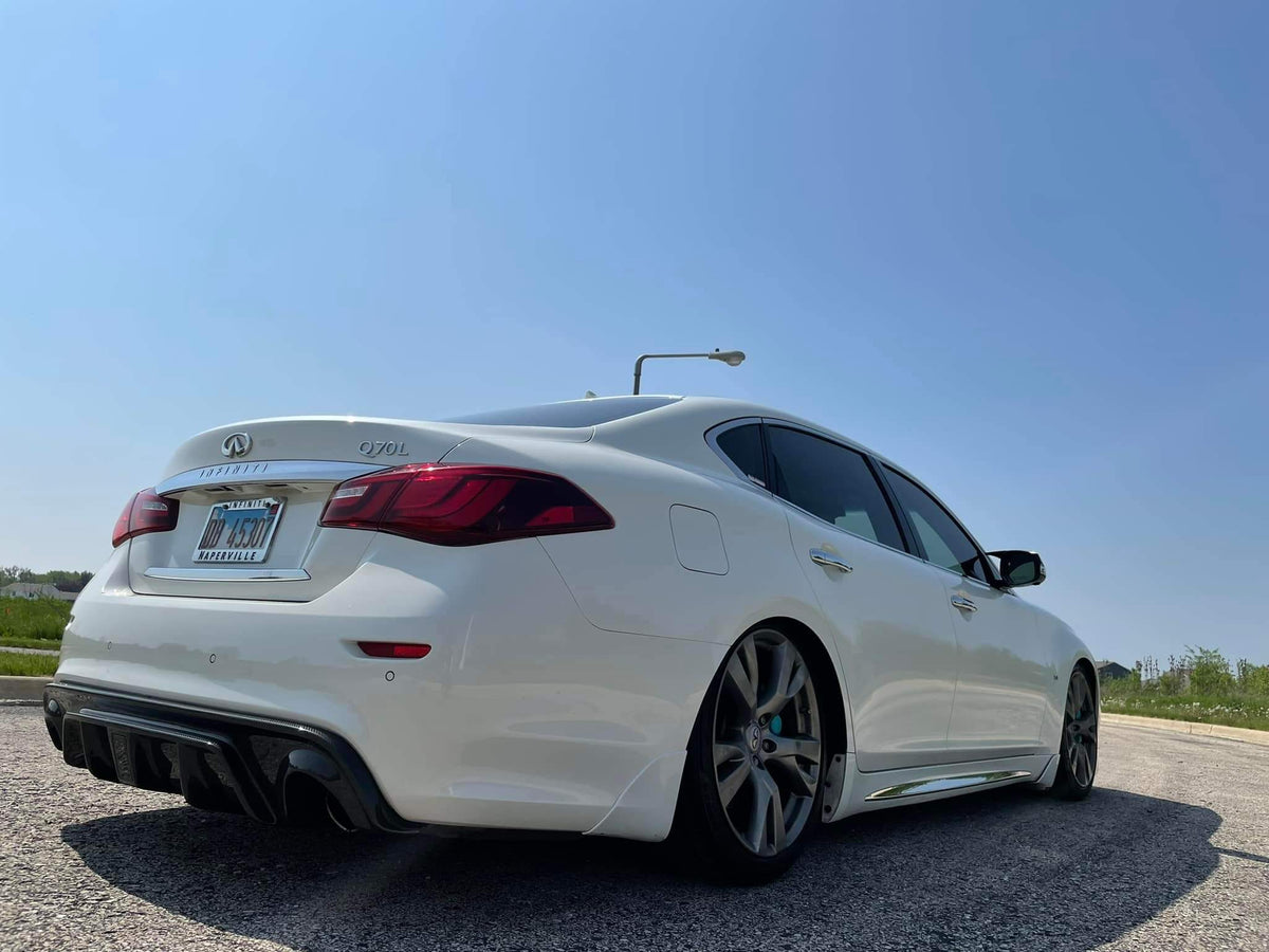 JCF Carbon Fiber Rear Diffuser | Compatible with Infiniti Q70 2015 ...