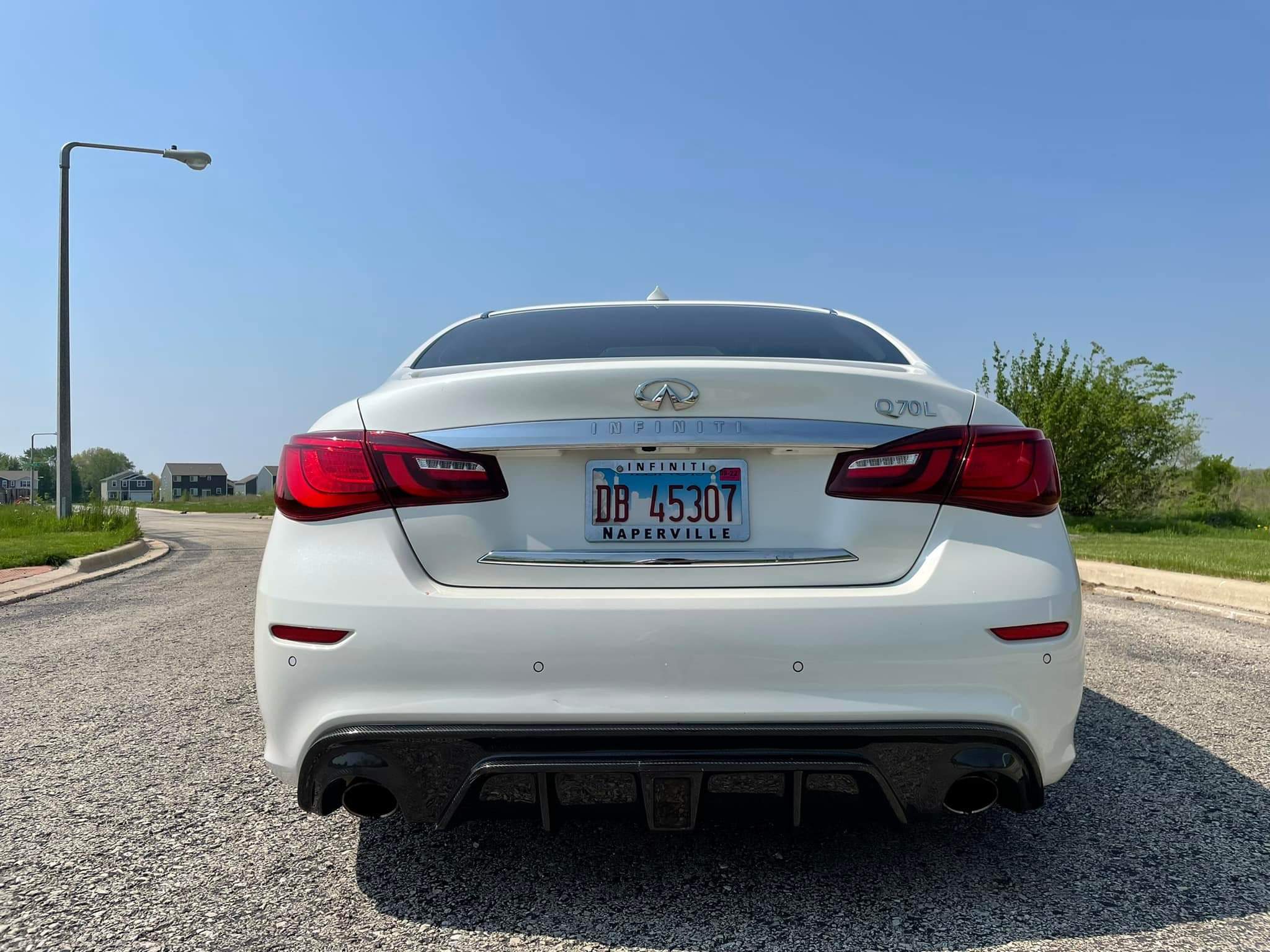 JCF Carbon Fiber Rear Diffuser | Compatible with Infiniti Q70 2015+